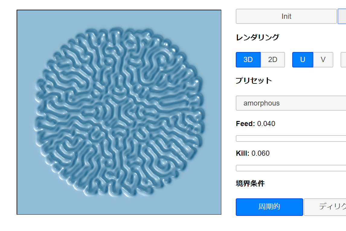 Gray-Scottモデルの可視化のトップ画像