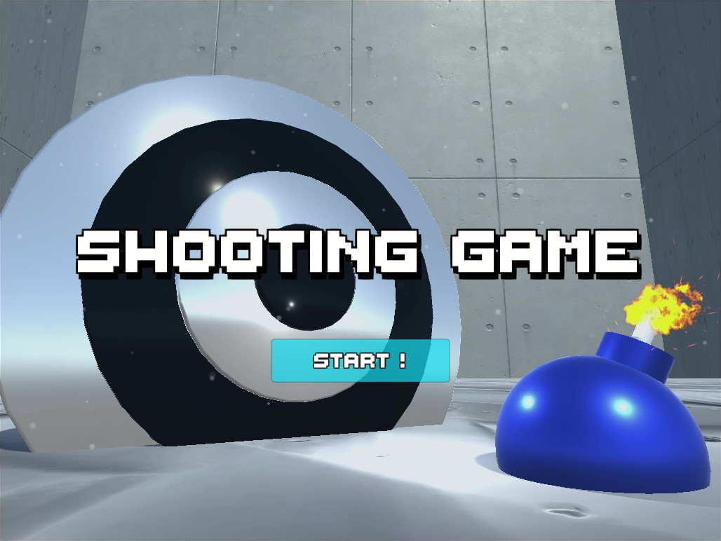 ARを利用したシューティングゲームのトップ画像